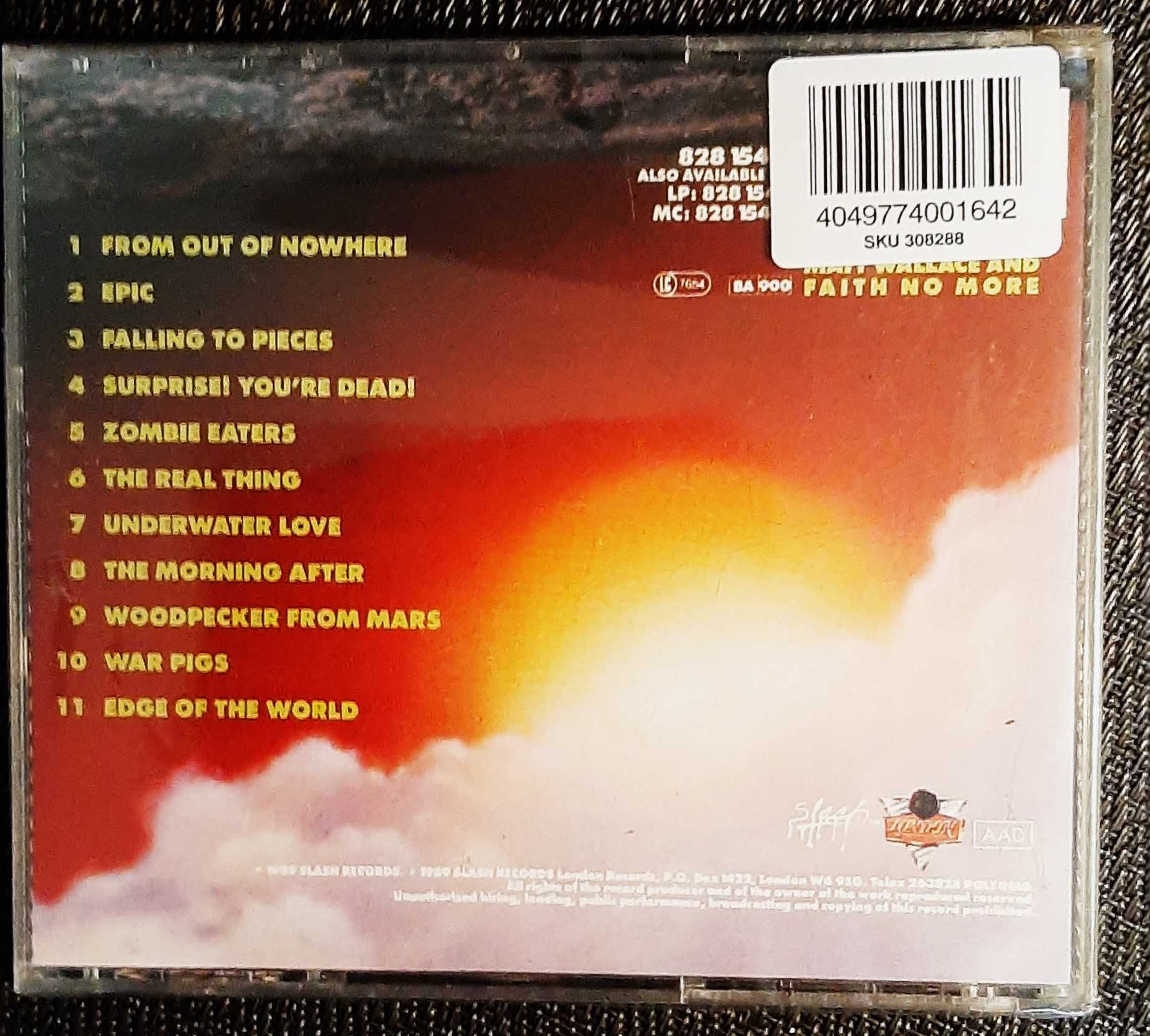 Znakomity Album Cd- FAITH NO MORE Album The real thing CD