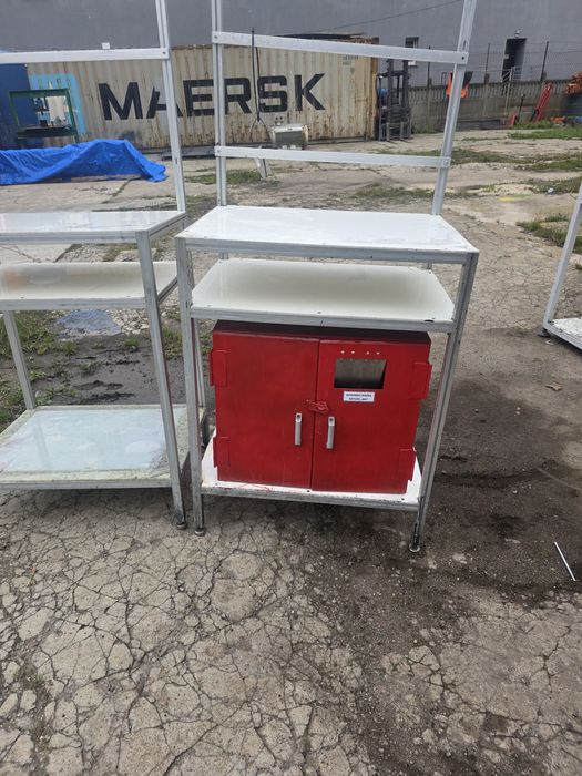 Regał warsztatowy , aluminiowa konstrukcja
