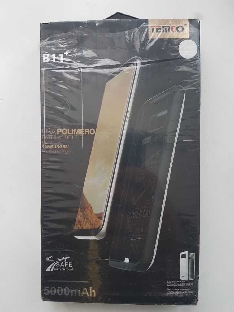 Do kolekcji - powerbank - power case SAMSUNG  B11- S8+ - carbon - nowe
