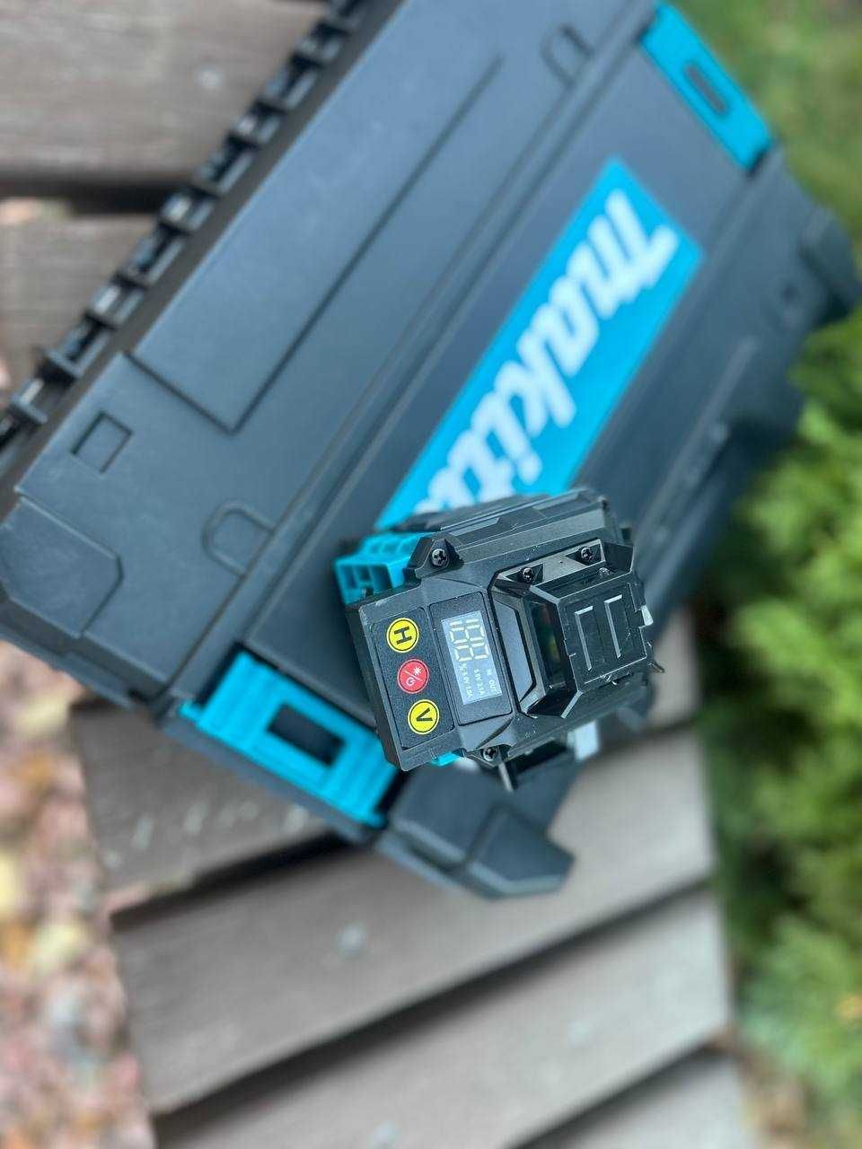Лазерный уровень 4D нивелир Makita. Лазерний рівень 16 ліній. Нівелір