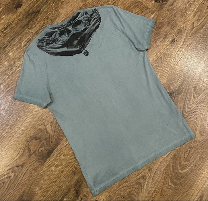 CP Company Big Logo T-Shirt СиПи Компани футболка капюшон с линзами