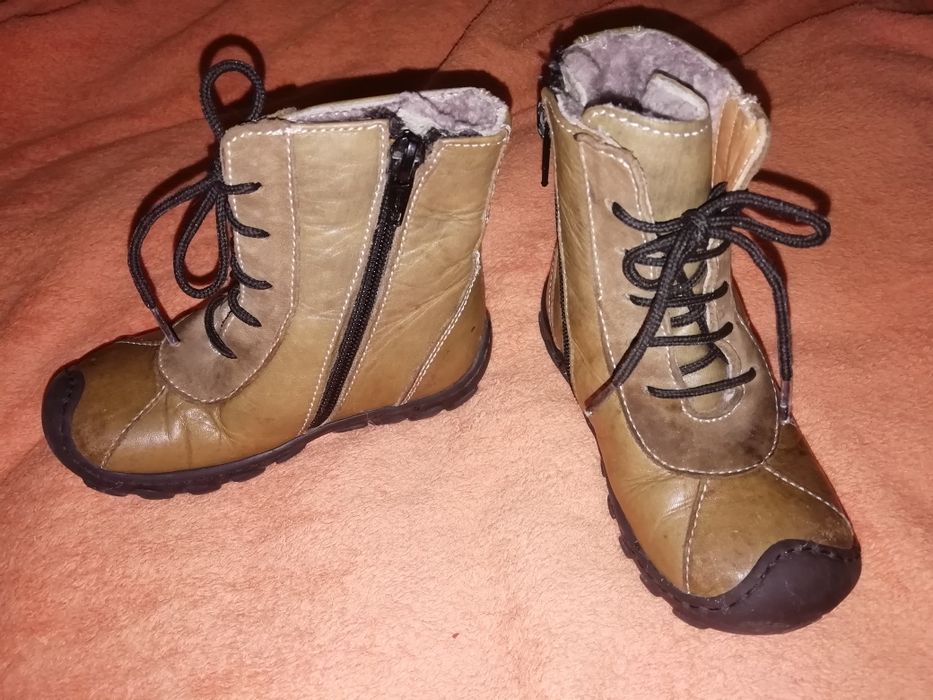 Ботіночки зимові шкіряні