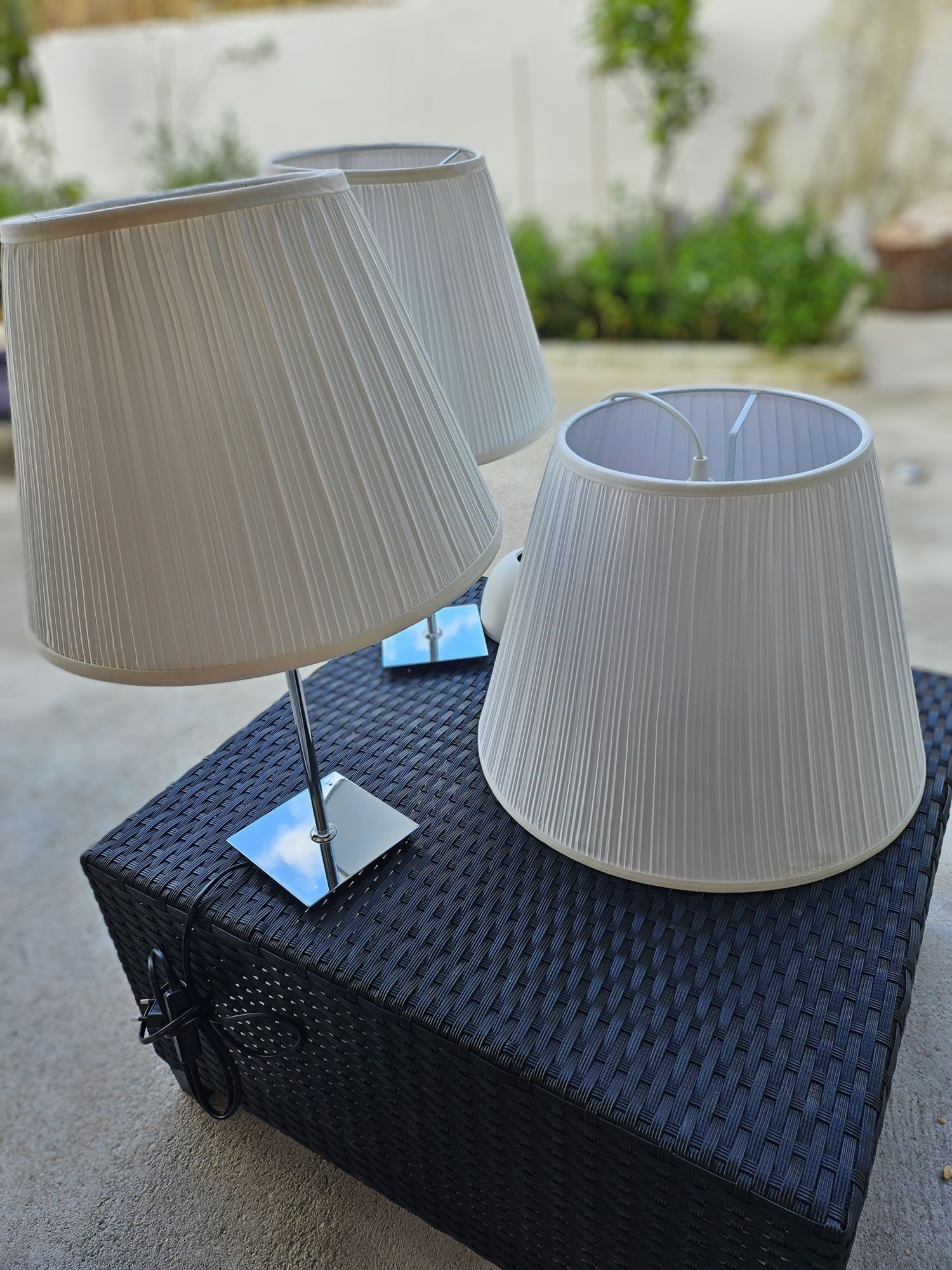Conjunto 3 candeeiros