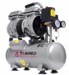 Sprężarka Kompresor Bezolejowy 6l 550w Dwutłokowy R2 10 Bar Cichy