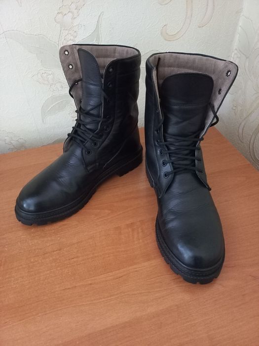 Берцы НАТО кожа на натуральном меху, Vik-Tailor