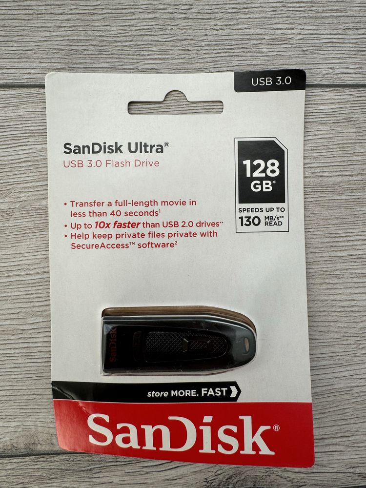 Флешка USB Flash SanDisk 128 GB Ultra Luxe USB 3.1 (SDCZ74-128G-G46)