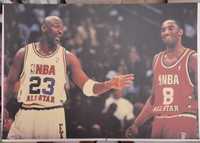 Plakat Michael Jordan Kobe Bryant USA All-Star NBA 50,5 x 35,5cm