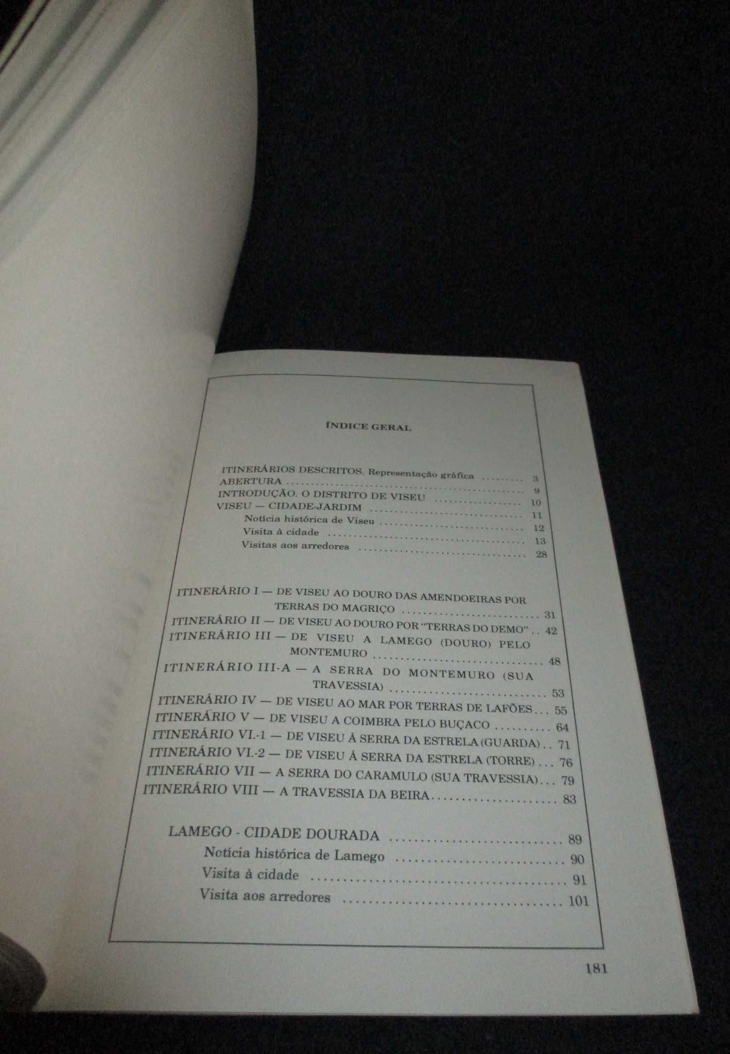 Livro Roteiro Turístico do Distrito de Viseu Alberto Correia