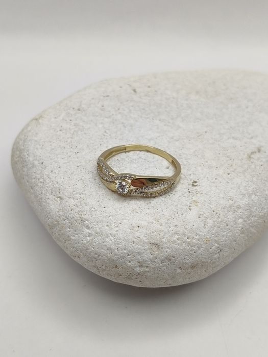 Złoty Pierścionek R.21 Pr.585 Nowy Zapraszamy