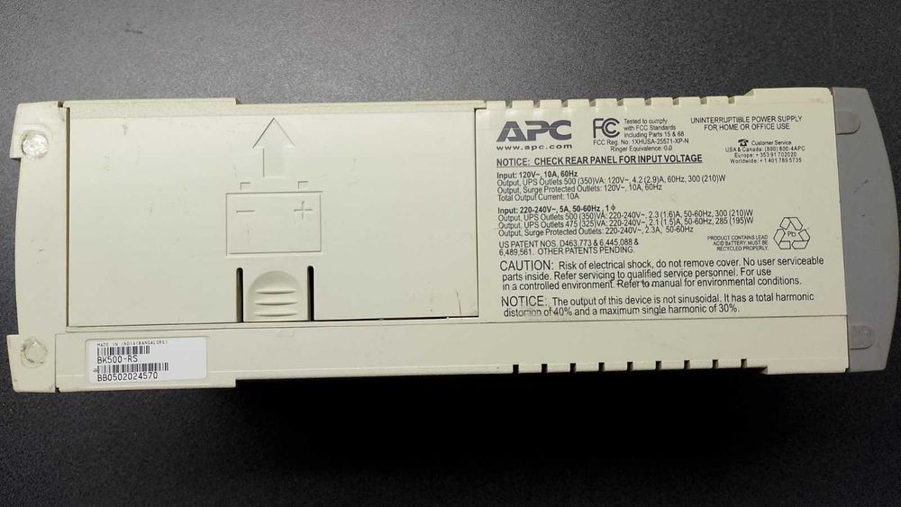 ДБЖ APC Back-UPS cs 500 з аккумулятором