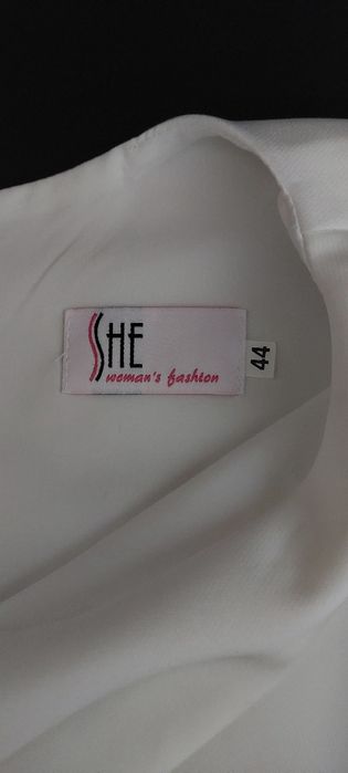 Elegancka Biała ołówkowa sukienka Rozm. 42