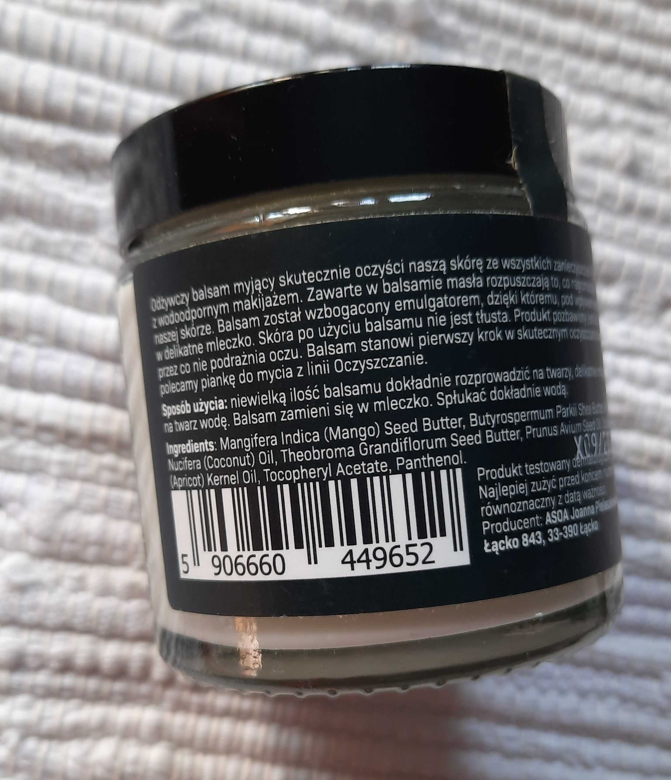 ASOA Makeup Remover Balm Balsam Myjący oczyszczanie, 120 ml
