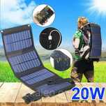 Солнечная панель USB батарея зарядка 20W (5V-2,2 A)