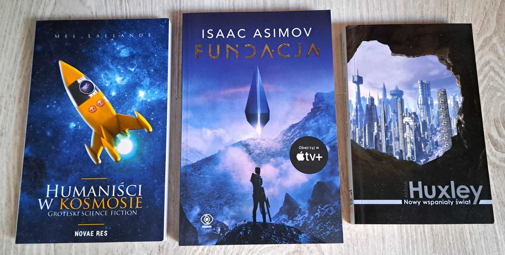 Huxley Nowy wspaniały świat Asimov Fundacja Lallande Humaniści w kosmo