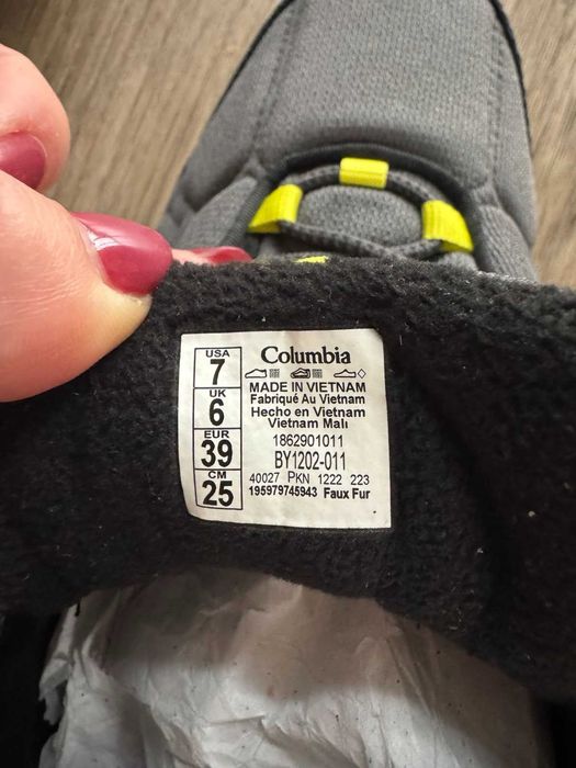 Зимове взуття Columbia (Коламбія) 39 р