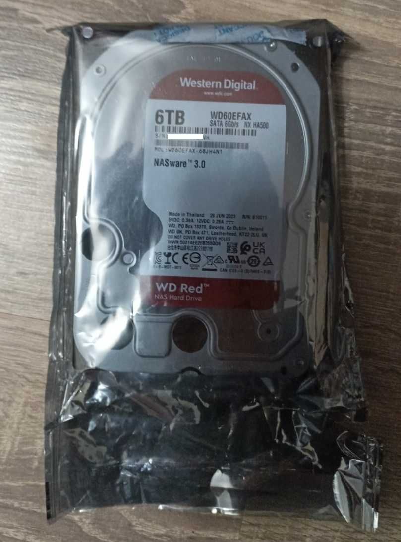 Жорсткий диск Western Digital (серія: Red) на 6TB (WD60EFAX)