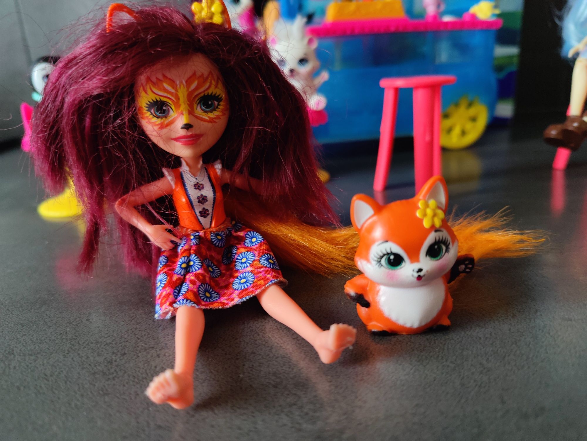Mattel Enchantimals Mobilna Kawiarenka FRT96 + Felicity Fox FXM71
