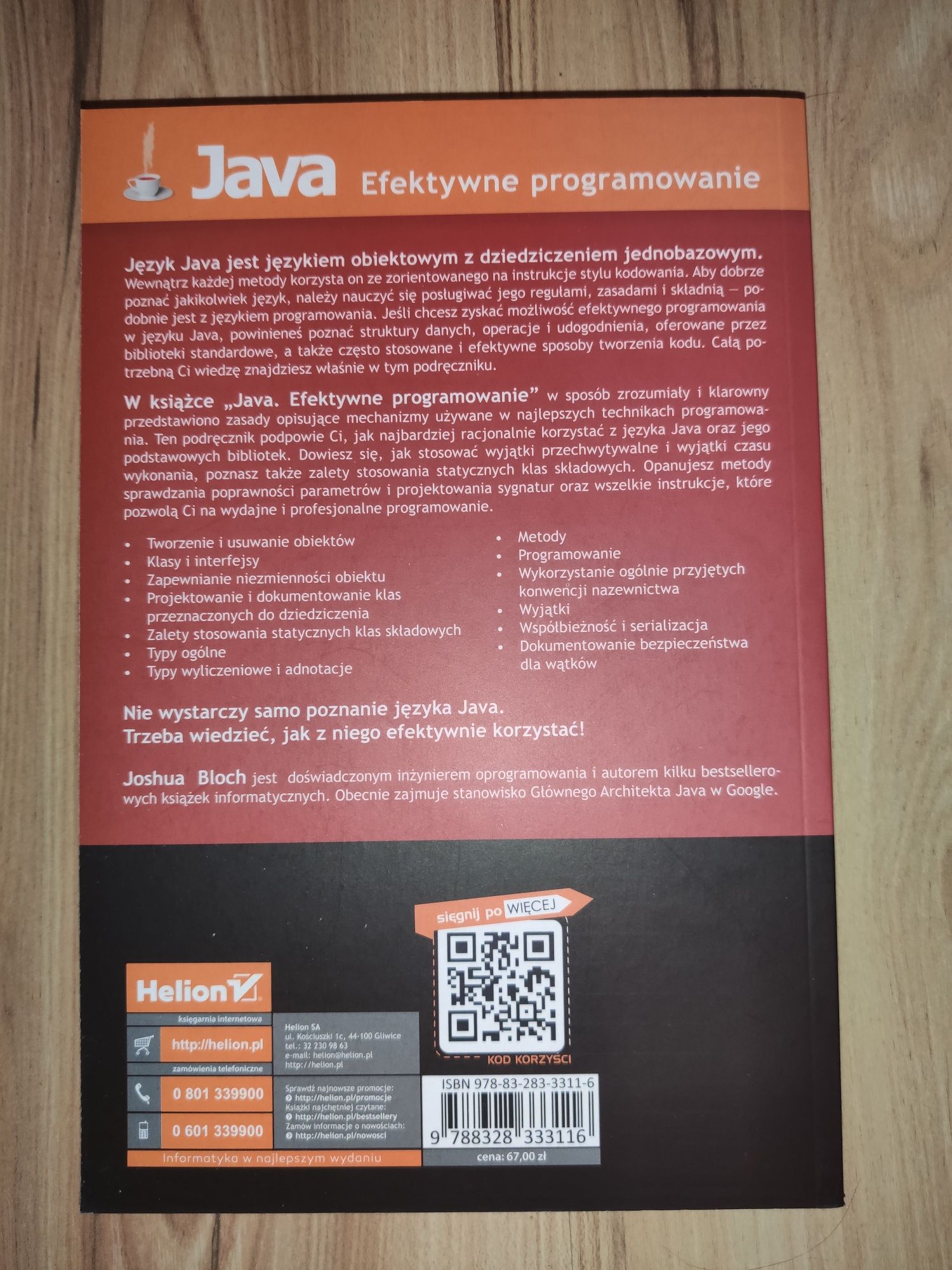 Java Efektywne programowanie Joshua Bloch Wydanie II Helion