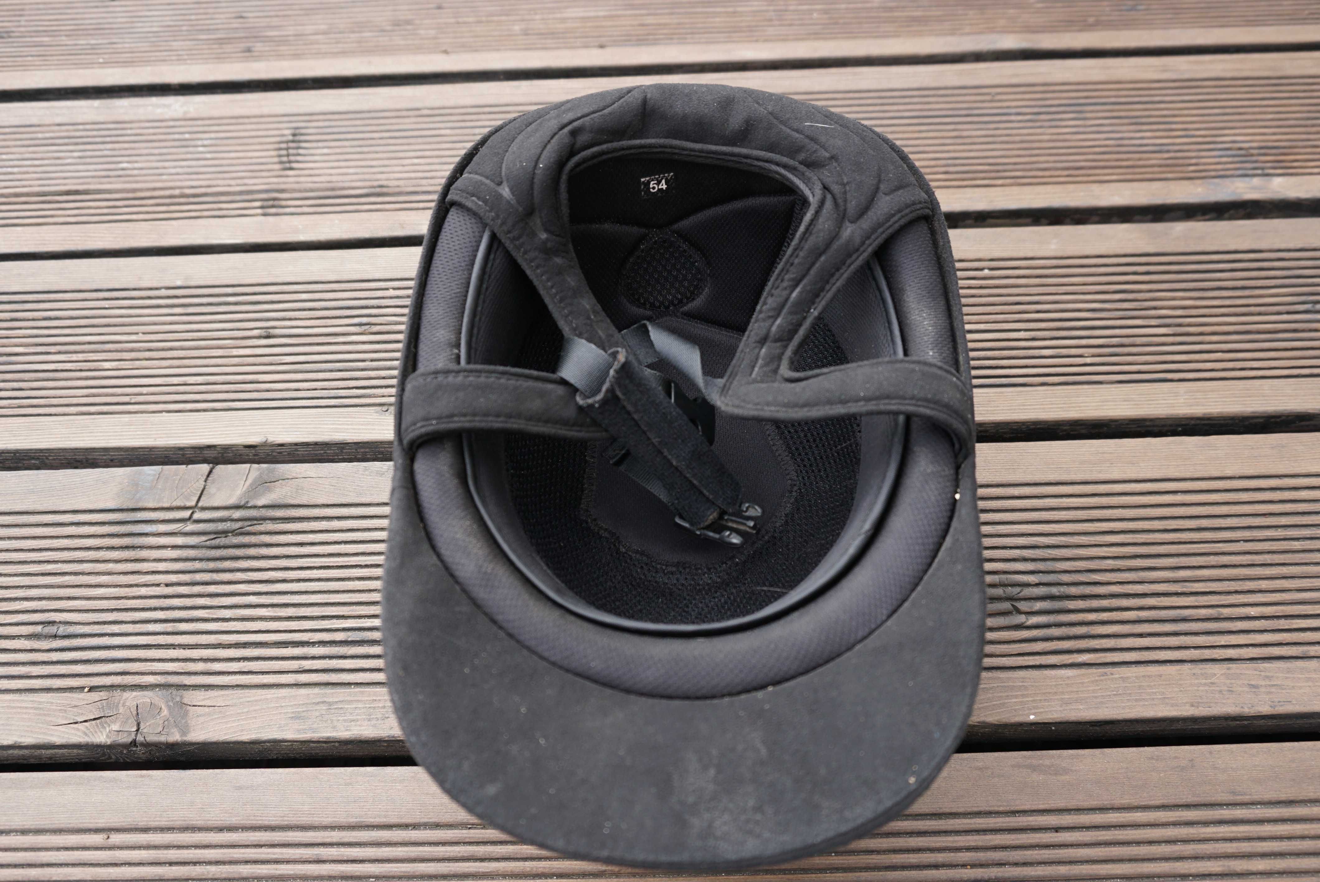 Kask/toczek jeździecki YORK czarny rozmiar 54