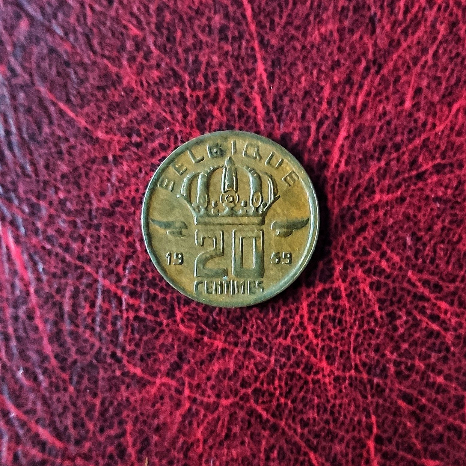 20 Centimes 1959 - Belgia