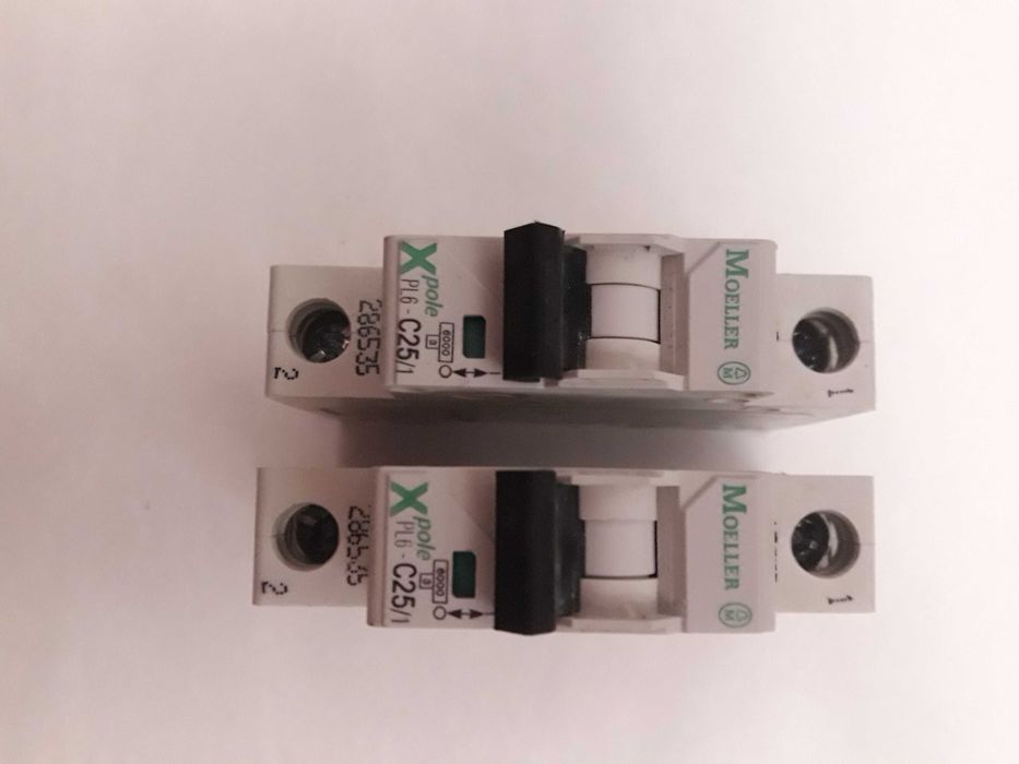 авто-виключатель moeller PL6-C25/1 і Legrand Rx3