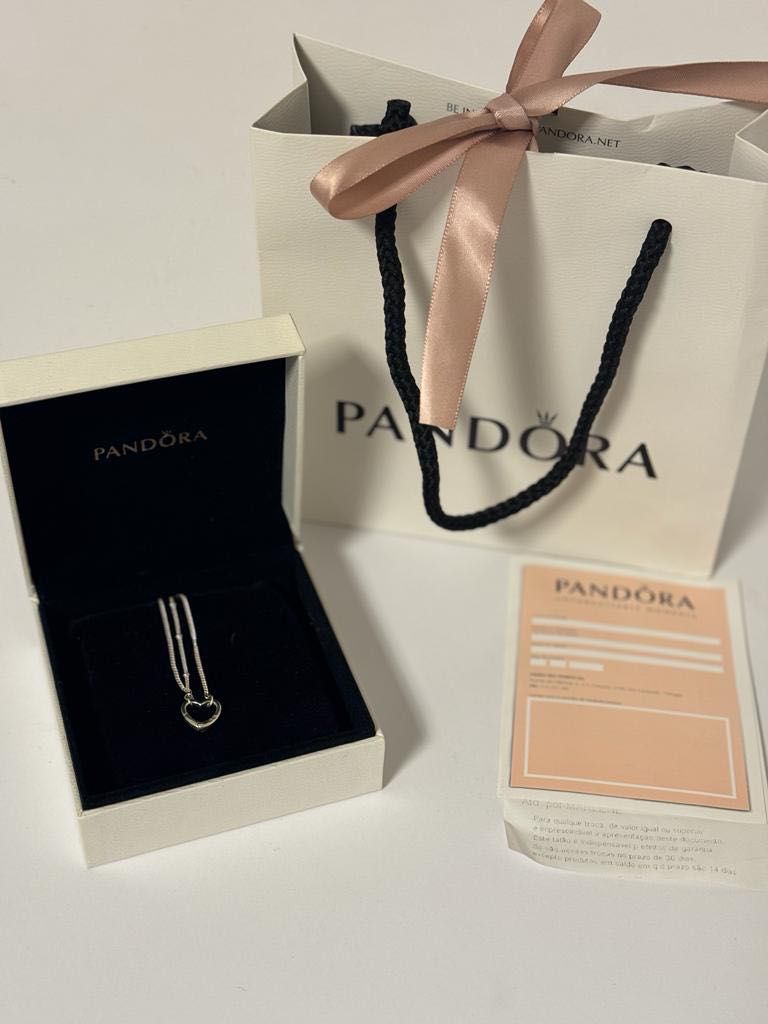 Pandora Colar AG OPEN Heart 6g