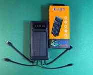 Фірмовий повербанк на 20000mAh із сонячною панеллю для всіх пристроїв