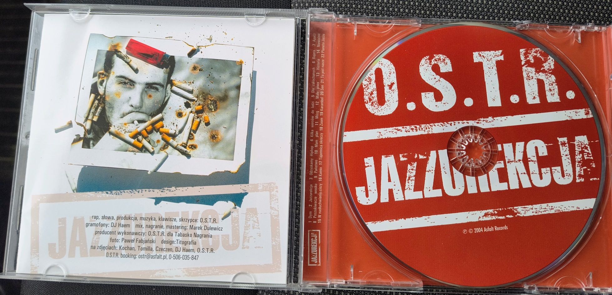 O.S.T.R - Jazzurekcja CD pierwsze wydanie 2004r