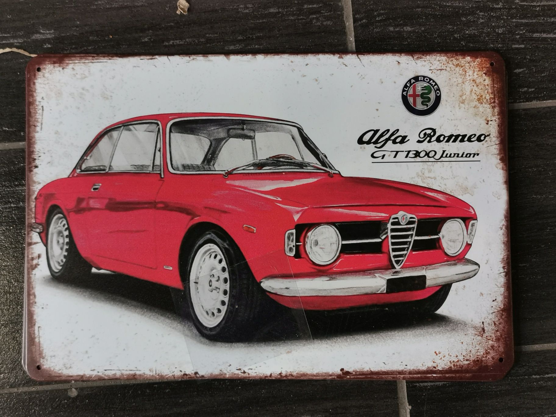 Tablica reklamowa blacha alfa Romeo