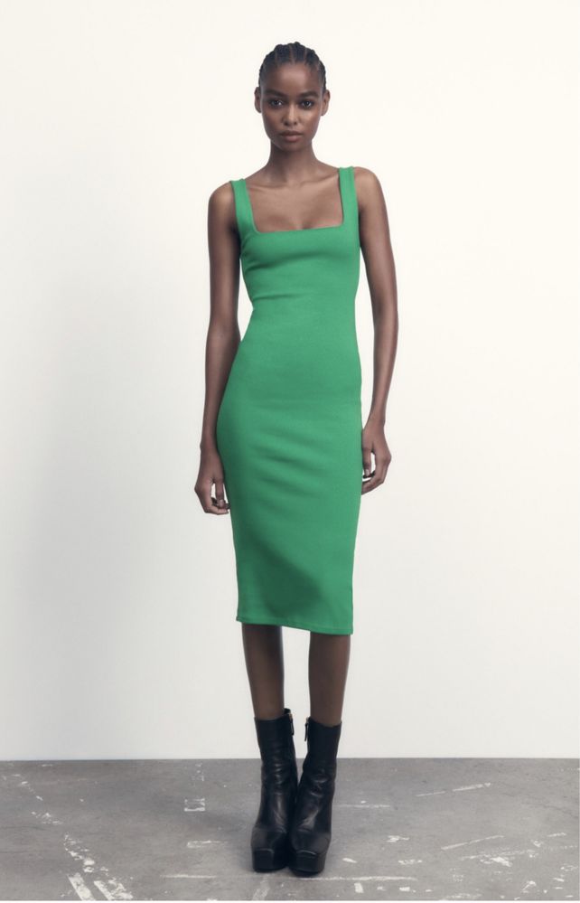 Плаття Zara зелене
