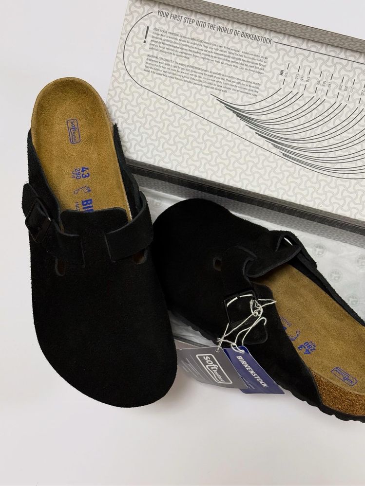 Birkenstock Boston Black Leather | Оригінал