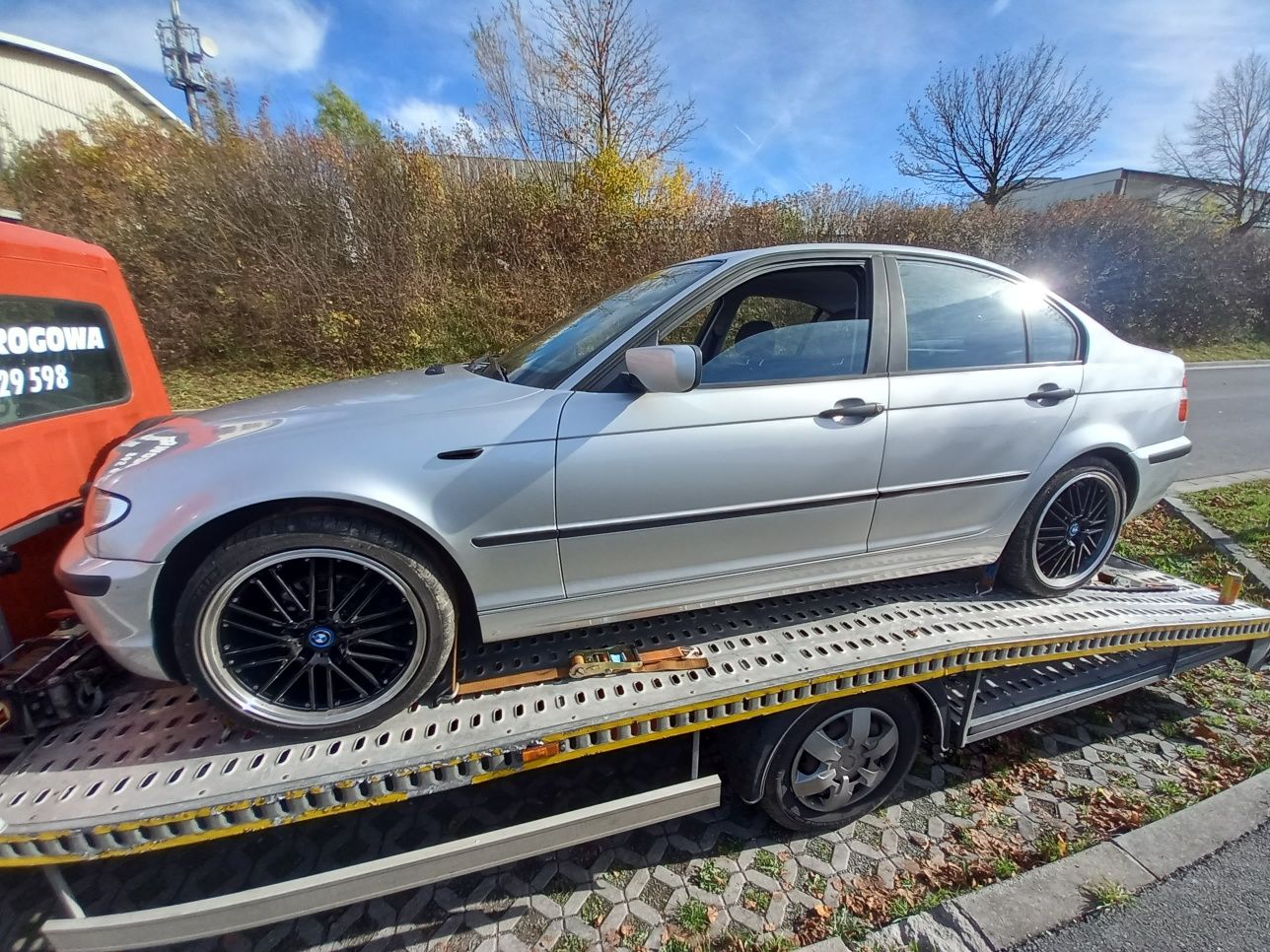 Bmw E46 318i (Titansilbermet)z Niemiec na części