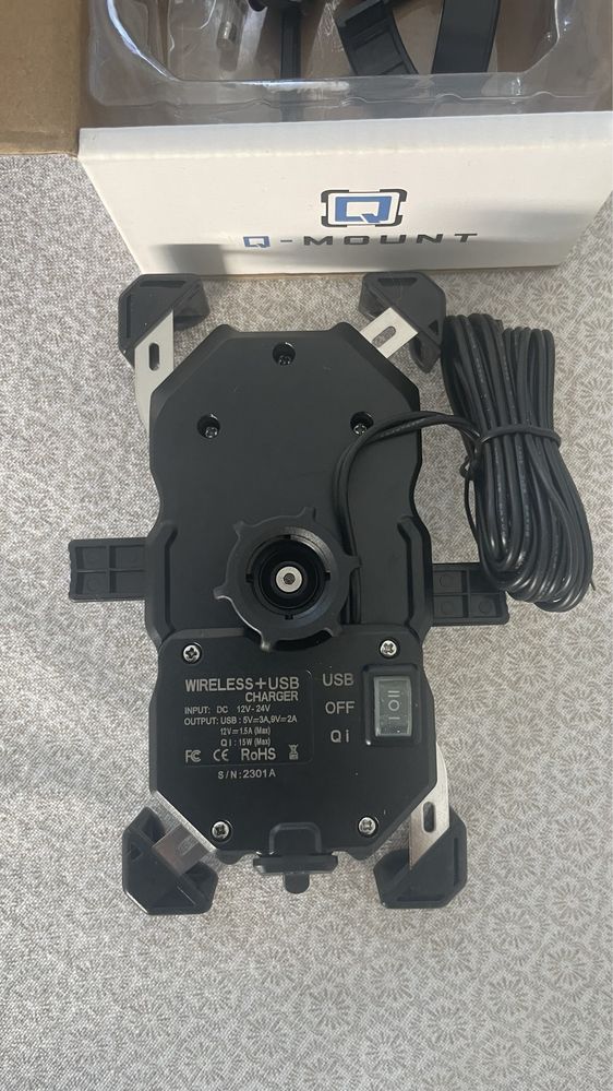 Suporte Q Mount Pro com carregador