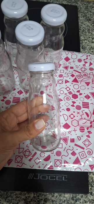 Frascos de vidro e tampa 100ml