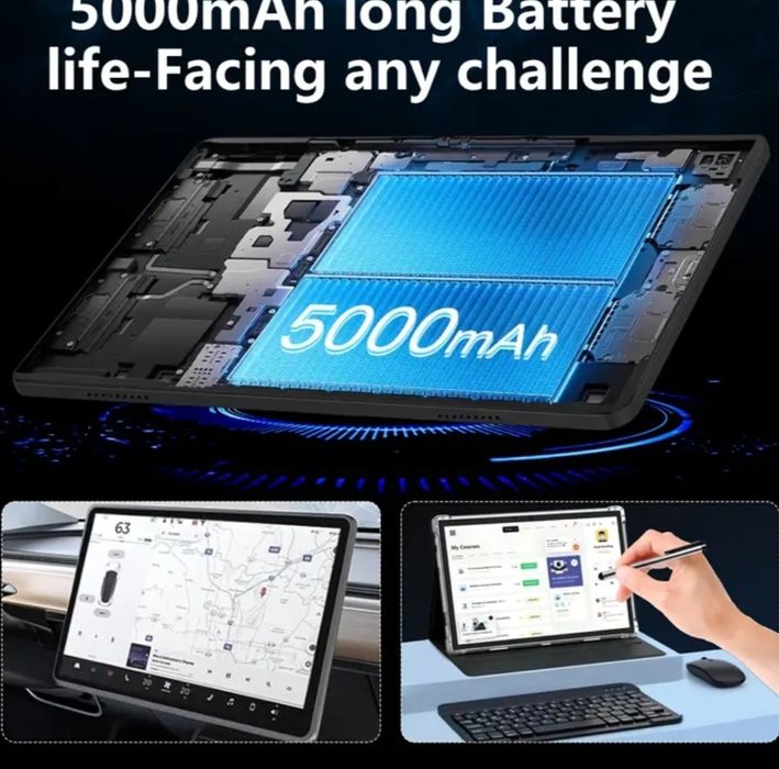 12/512 Gb, планшет, +чехол+клавиатура, новый, 10.1,sim,Android 13