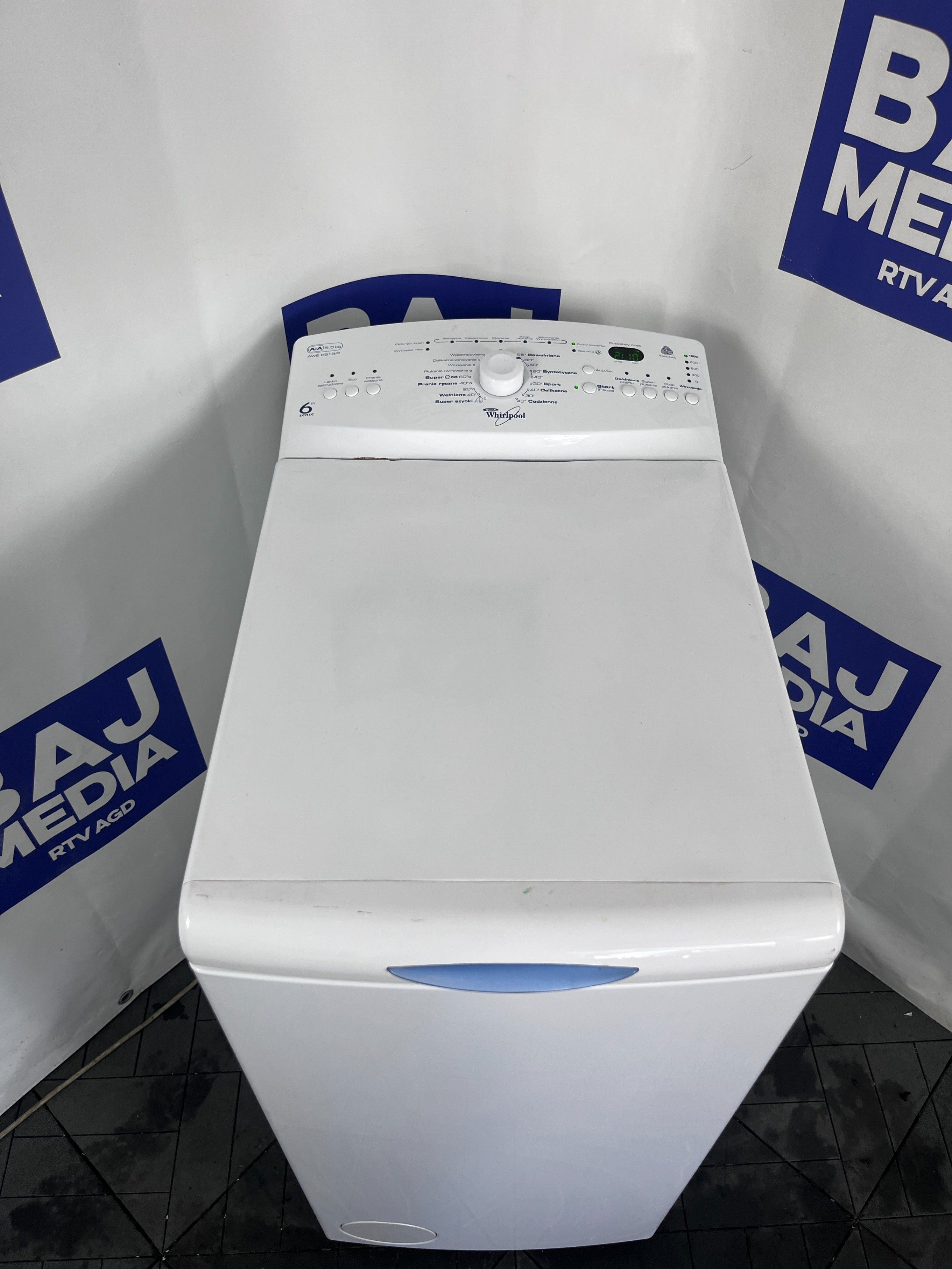 Pralka Whirpool Mocna Solidna Top  5,5 Kg/1000 /A+ /Dostawa/Gwarancja
