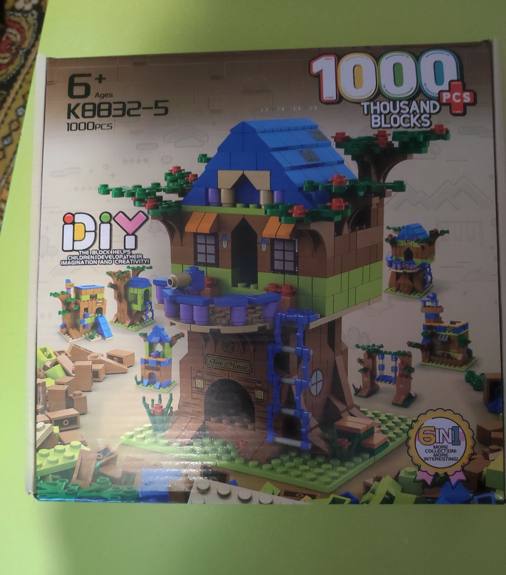 Продам конструктор Lego DIY 1000 деталей.Дом на дереве.