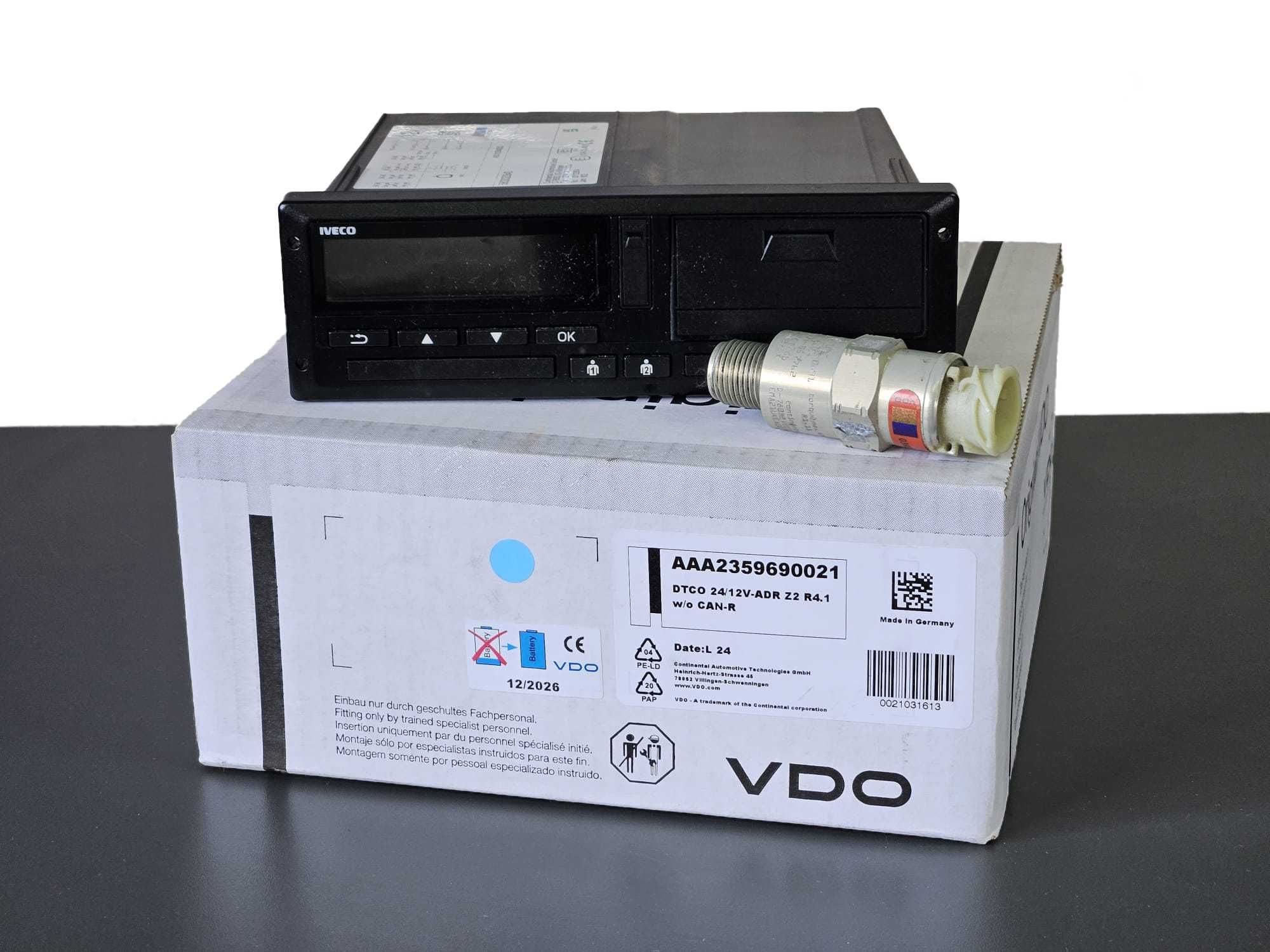 TACHOGRAF VDO DTCO 4.1 ADR-Z2 + inteligentny czujnik prędkości