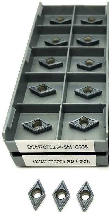 Токарный резец проходной SDJCR1212H07 12x12 мм и 10 пластин DCMT070204