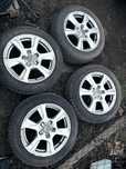 Felgi z oponami, koła oryginalne z audi, 5x112, r16, 66,6mm