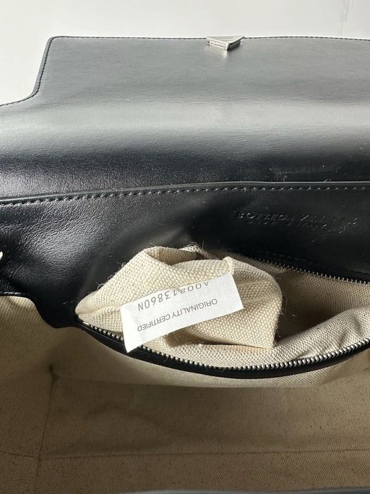 Torba męska BV Andiamo Knot Small czarna skóra jagnięca