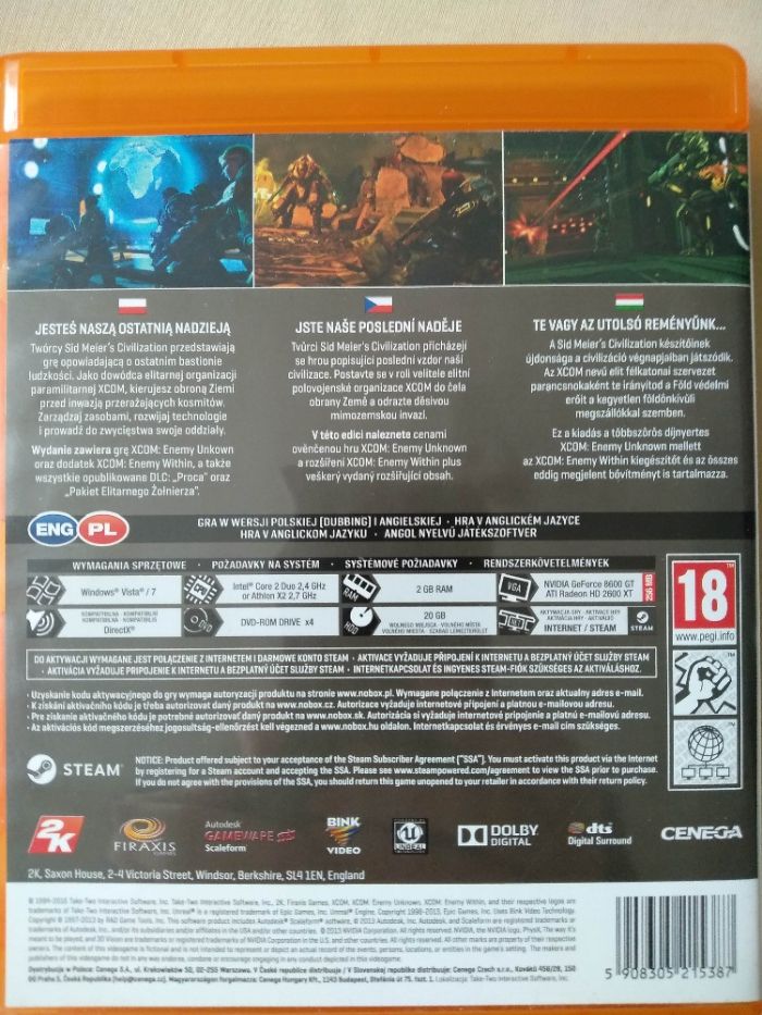 gra XCOM Enemy Unknown - Wydanie Kompletne - 3 DVD