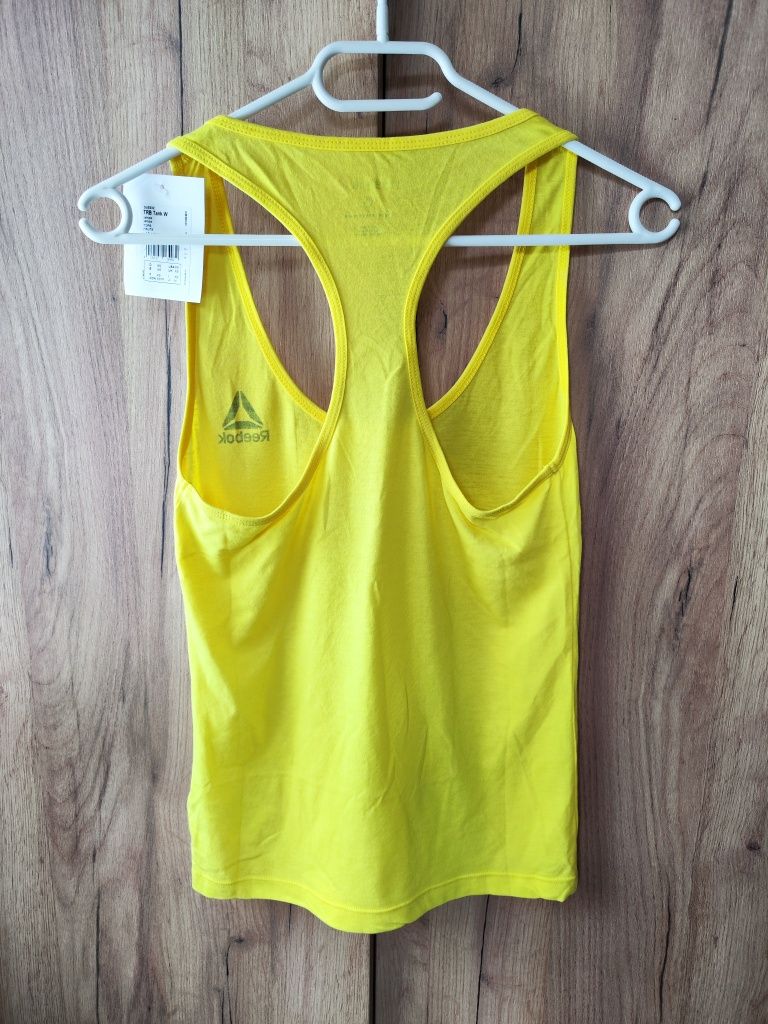 Koszulka top tank treningowa Reebok, damska, rozmiar XS, nowa z metką.