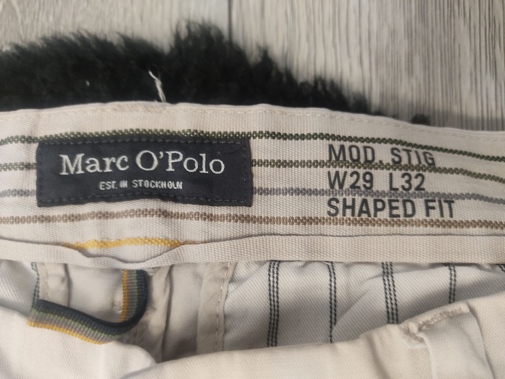 Spodnie jasno beżowe,bawełniane Marc O'Polo S