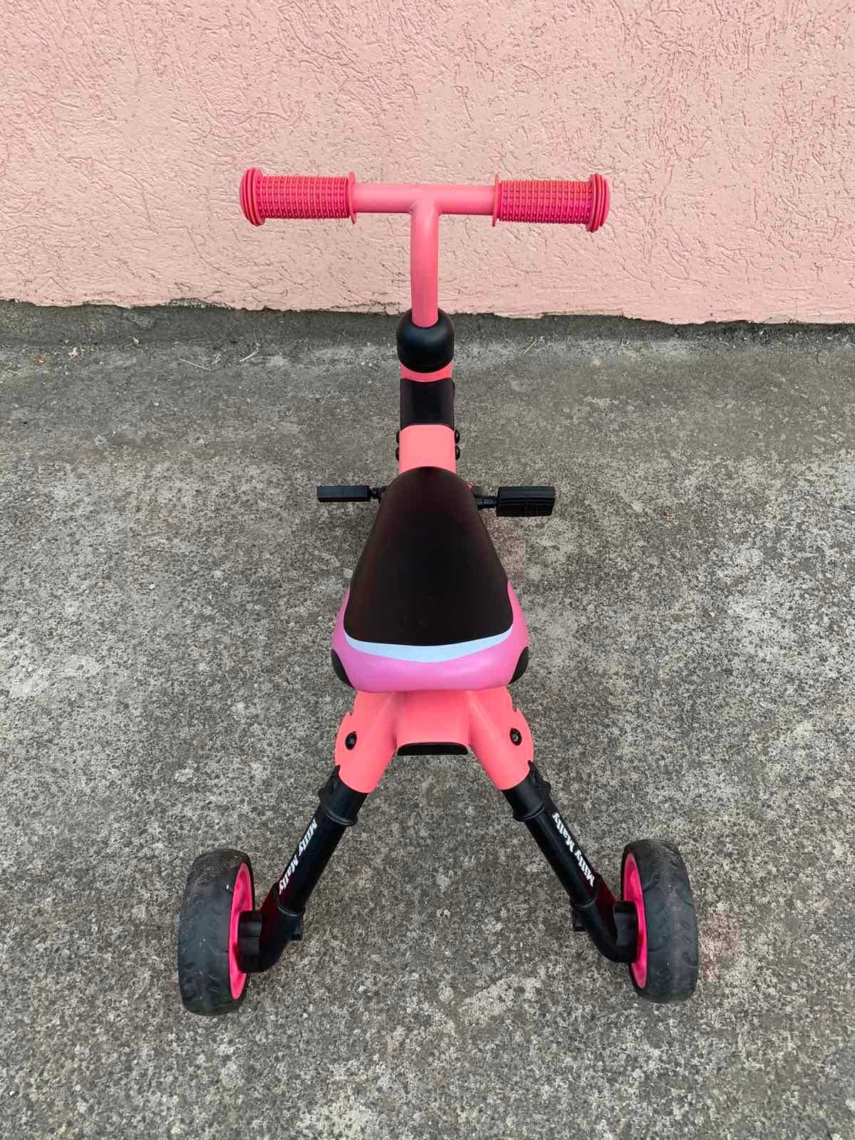 Велосипед детский Milly Mally 2 в 1 Grande Pink