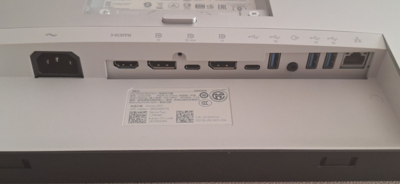 Monitor Dell U2422HE