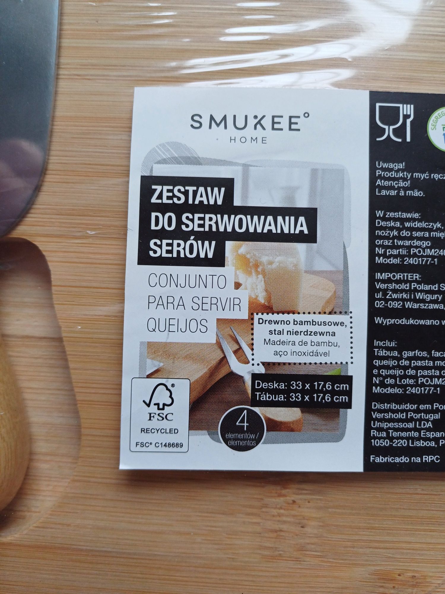 Zestaw do serwowania serów