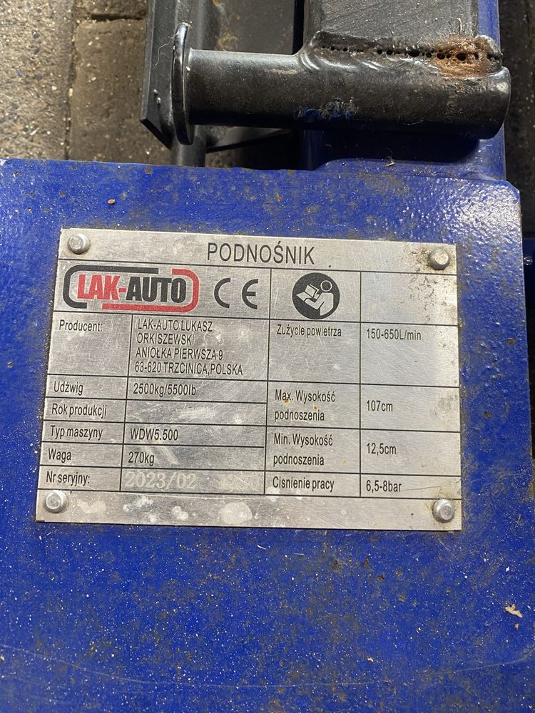 Podnosnik warsztatowy hydrauliczny 2.5T
