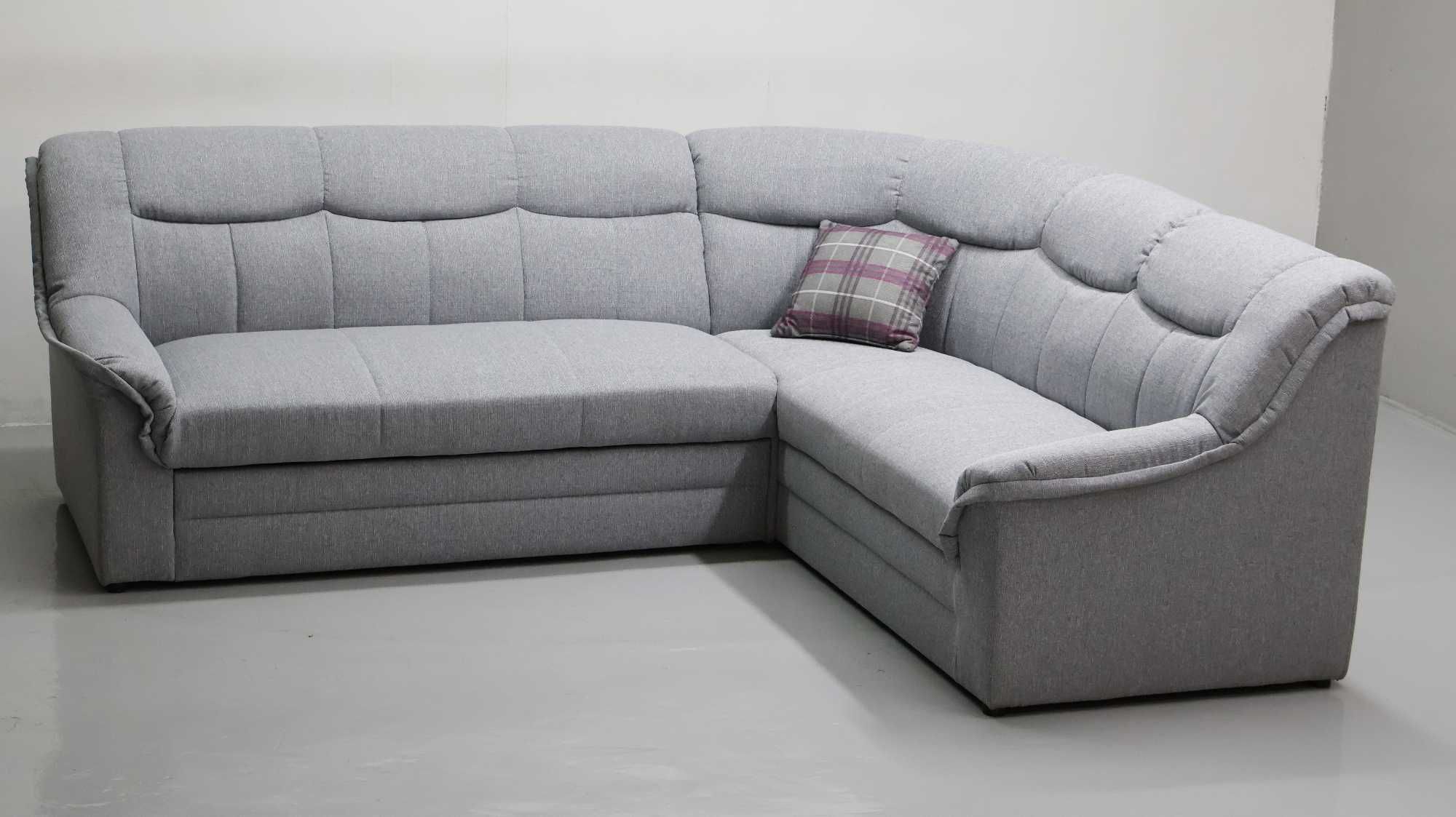 TFZ DESIGN NAROŻNIK funkcja spania rogówka sofa kanapa szara tkanina