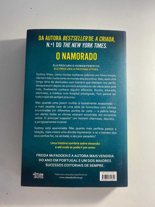 Livro "O Namorado" de Freida Mcfadden